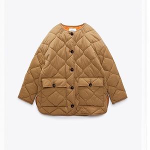 BRAND NEW ZARA OVERSIZED PUFFER JACKET